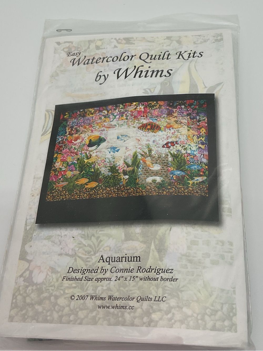 Whims Watercolor Quilt Kit - Aquarium - Multicolor